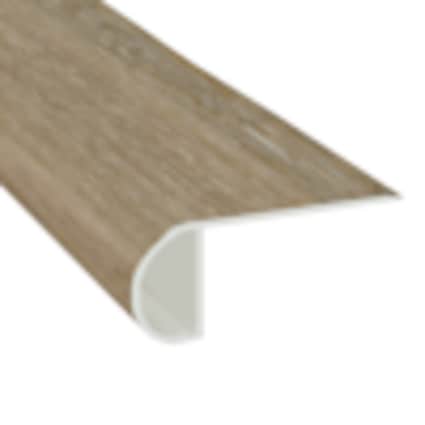 CoreLuxe Canton Brook Oak Waterproof Vinyl 1in. Thick x 2.23 in. Wide x 7.5 ft. Length Low Profile Stair Nose